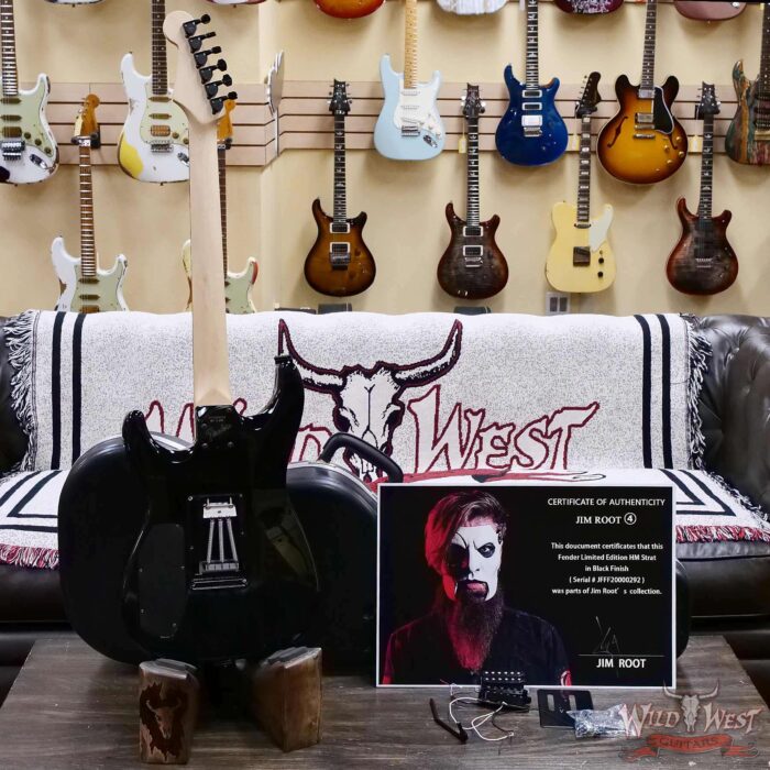Jim Root Collection Custom Modified Fender Limited Edition HM Strat Floyd Rose Black 7.55 LBS - Image 9