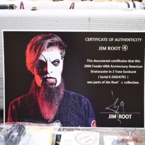 Jim Root Collection 2006 Fender 60th Anniversary American Stratocaster 3-Color Sunburst 7.45 LBS - Image 13
