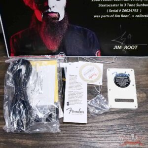 Jim Root Collection 2006 Fender 60th Anniversary American Stratocaster 3-Color Sunburst 7.45 LBS - Image 12