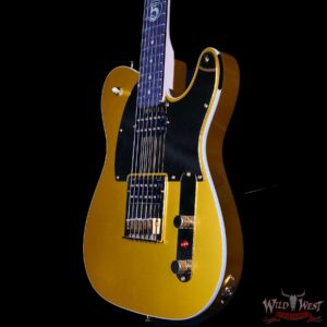 2025 Fender Custom Shop Wild West Guitars Exclusive Jason Smith Masterbuilt John 5 “Goldie” Telecaster HH NOS Frost Gold 8.20 lbs - Image 2
