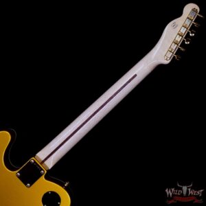 2025 Fender Custom Shop Wild West Guitars Exclusive Jason Smith Masterbuilt John 5 “Goldie” Telecaster HH NOS Frost Gold 8.20 lbs - Image 5