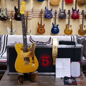 2025 Fender Custom Shop Wild West Guitars Exclusive Jason Smith Masterbuilt John 5 “Goldie” Telecaster HH NOS Frost Gold 8.20 lbs - Image 6