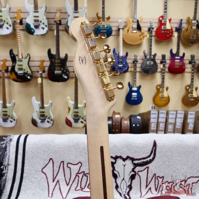 2025 Fender Custom Shop Wild West Guitars Exclusive Jason Smith Masterbuilt John 5 “Goldie” Telecaster HH NOS Frost Gold 8.20 lbs - Image 10