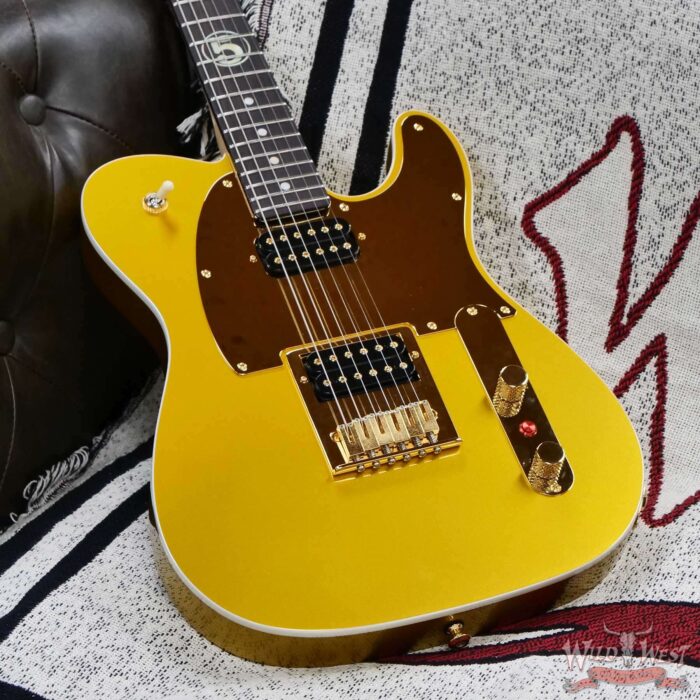 2025 Fender Custom Shop Wild West Guitars Exclusive Jason Smith Masterbuilt John 5 “Goldie” Telecaster HH NOS Frost Gold 8.20 lbs - Image 8