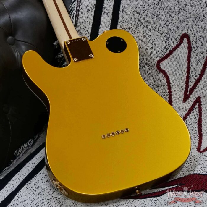 2025 Fender Custom Shop Wild West Guitars Exclusive Jason Smith Masterbuilt John 5 “Goldie” Telecaster HH NOS Frost Gold 8.20 lbs - Image 11