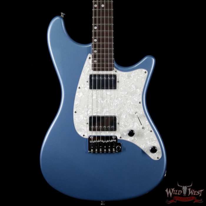 John Page Classic Ashburn HH Rosewood Fretboard Pelham Blue with G&G Hardshell Case w/JPC Logo - Image 3