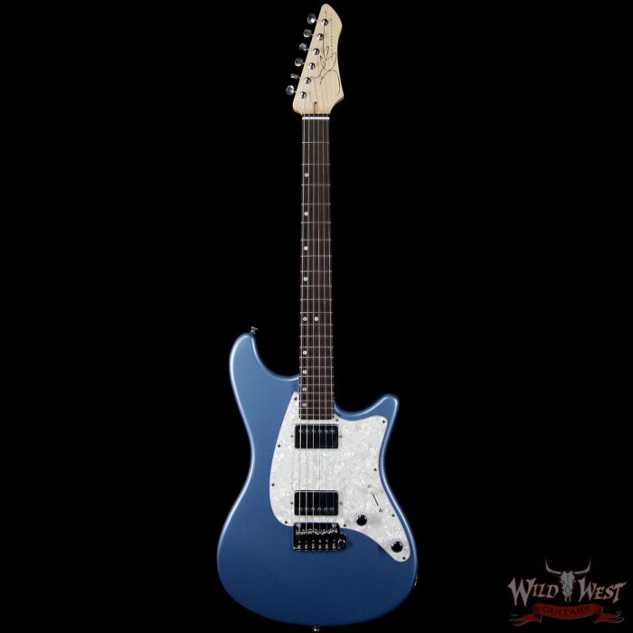 John Page Classic Ashburn HH Rosewood Fretboard Pelham Blue with G&G Hardshell Case w/JPC Logo - Image 5