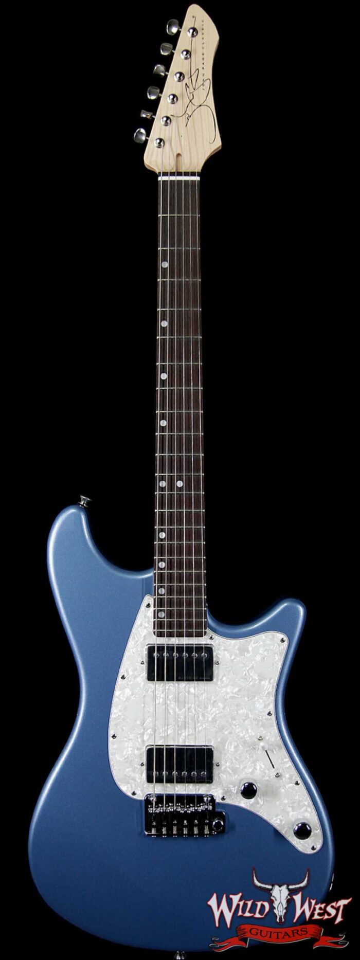 John Page Classic Ashburn HH Rosewood Fretboard Pelham Blue with G&G Hardshell Case w/JPC Logo - Image 1
