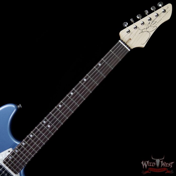 John Page Classic Ashburn HH Rosewood Fretboard Pelham Blue with G&G Hardshell Case w/JPC Logo - Image 9