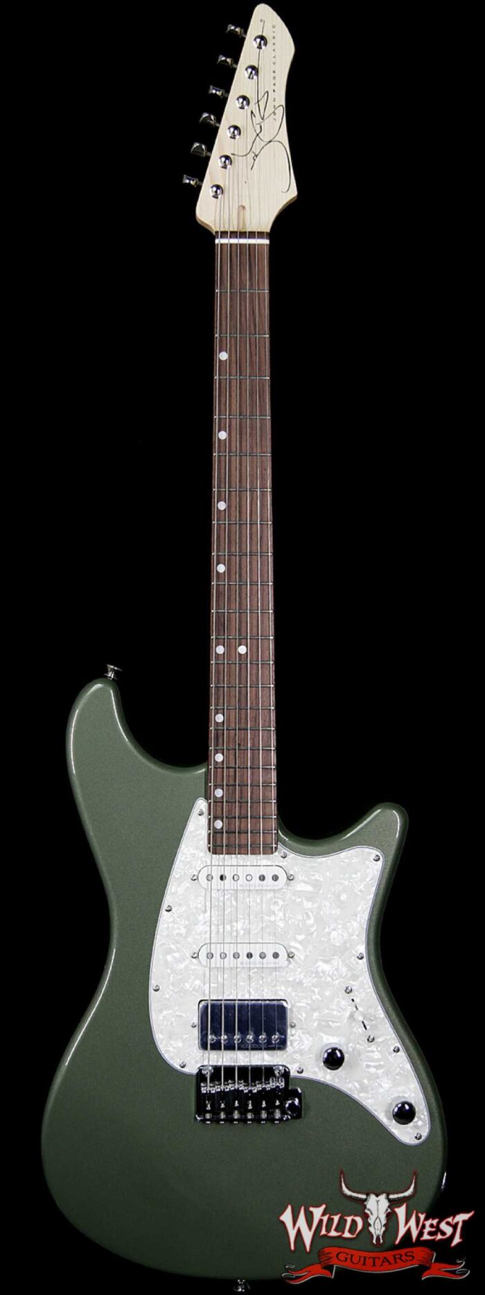 John Page Classic ​Ashburn HSS Rosewood Board Cadillac Green with G&G John Page Classic Logo Case - Image 1