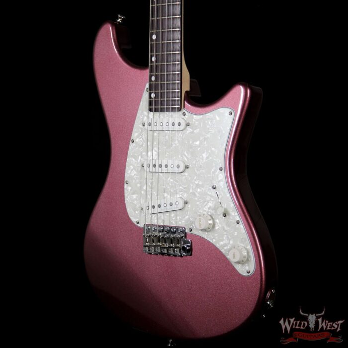 John Page Classic Ashburn SSS Limited 27 of 40 Rosewood Fretboard Burgundy Mist Metallic w/G&G Case - Image 2