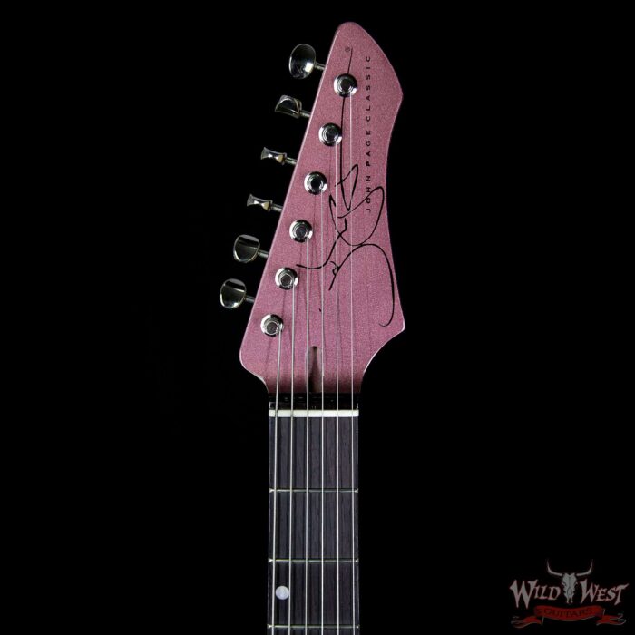 John Page Classic Ashburn SSS Limited 27 of 40 Rosewood Fretboard Burgundy Mist Metallic w/G&G Case - Image 8