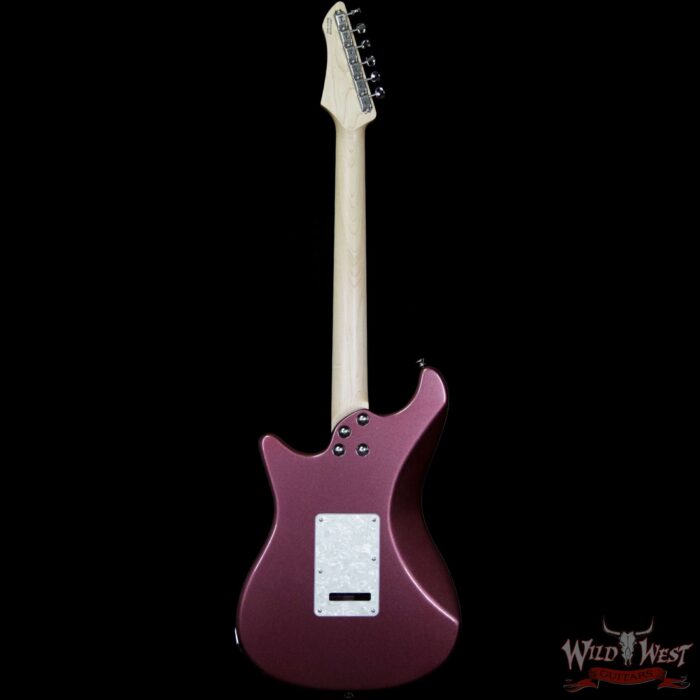 John Page Classic Ashburn SSS Limited 27 of 40 Rosewood Fretboard Burgundy Mist Metallic w/G&G Case - Image 6