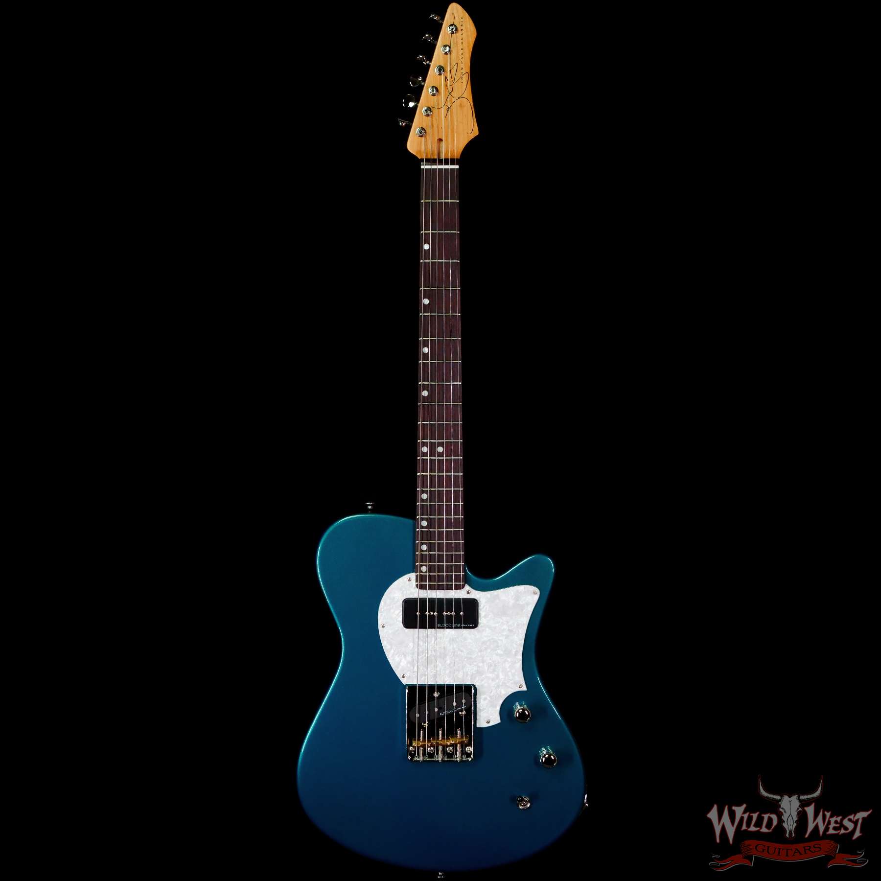 johnpageclassic-usa-0121012-c1__wwg.jpg John Page Classic USA AJ P90 Rosewood Fingerboard Candy Apple Teal - Image 3