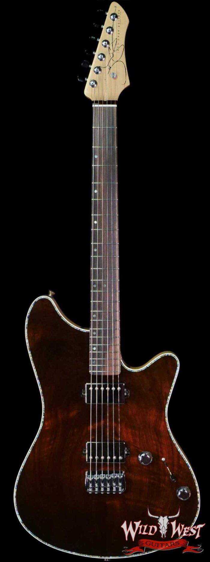 John Page Guitars Custom DL Brazilian Rosewood Top and Fingerboard Lollar Imperial Over-Wound Humbuckers 6.60 LBS - Image 1