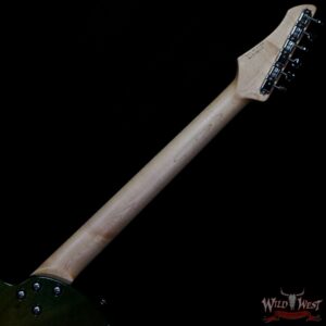 John Page Classic USA AJ Flame Maple Top Rosewood Fingerboard P90/Humbucker Trans Aqua - Image 5