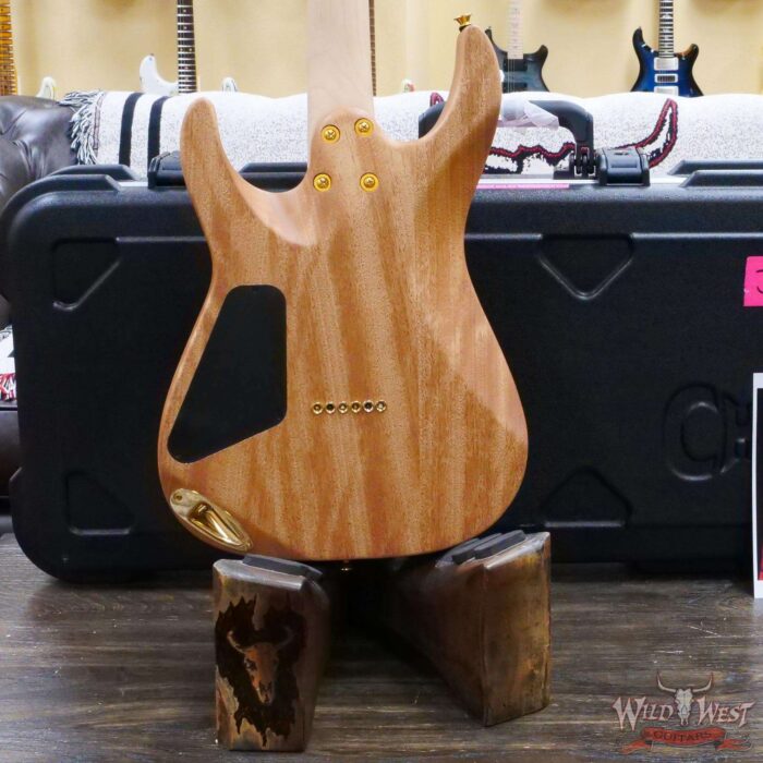 Jim Root Collection 2021 Charvel Pro-Mod DK24 Mahogany Body with Figured Walnut Top Maple Fingerboard Natural - Image 10