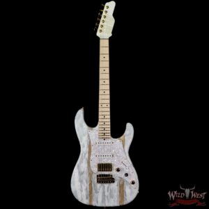 James Tyler USA Studio Elite HD HSS Maple Fingerboard with Midboost Preamp White Shmear Semi-Gloss Finish - Image 3