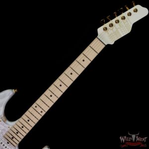 James Tyler USA Studio Elite HD HSS Maple Fingerboard with Midboost Preamp White Shmear Semi-Gloss Finish - Image 4