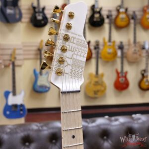 James Tyler USA Studio Elite HD HSS Maple Fingerboard with Midboost Preamp White Shmear Semi-Gloss Finish - Image 7