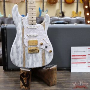 James Tyler USA Studio Elite HD HSS Maple Fingerboard with Midboost Preamp White Shmear Semi-Gloss Finish - Image 8