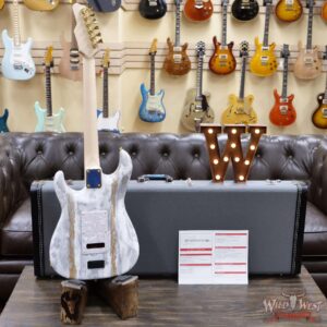 James Tyler USA Studio Elite HD HSS Maple Fingerboard with Midboost Preamp White Shmear Semi-Gloss Finish - Image 9