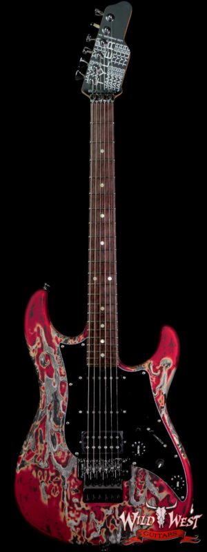 James Tyler USA Studio Elite Burning Water 2K Floyd Rose Rosewood Fingerboard with Midboost Preamp