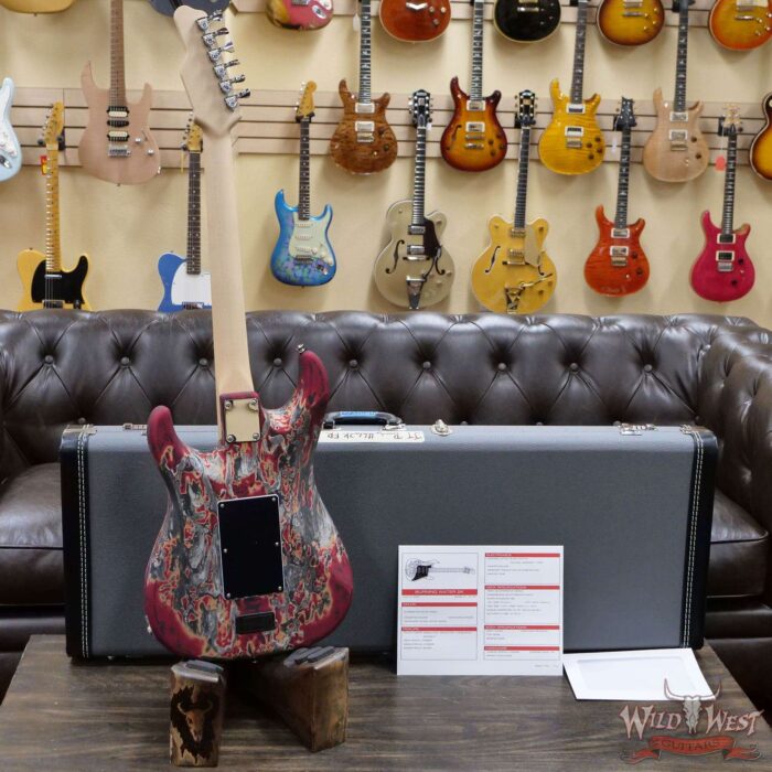 James Tyler USA Studio Elite Burning Water 2K Floyd Rose Maple Fingerboard with Midboost Preamp - Image 9