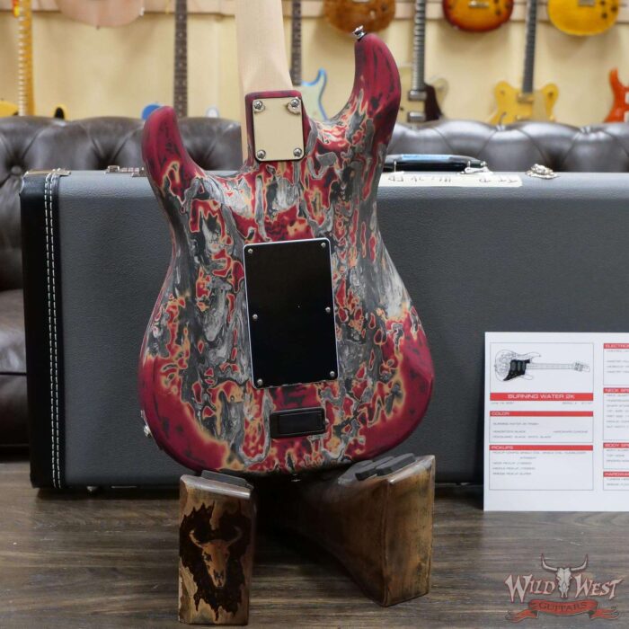 James Tyler USA Studio Elite Burning Water 2K Floyd Rose Maple Fingerboard with Midboost Preamp - Image 11