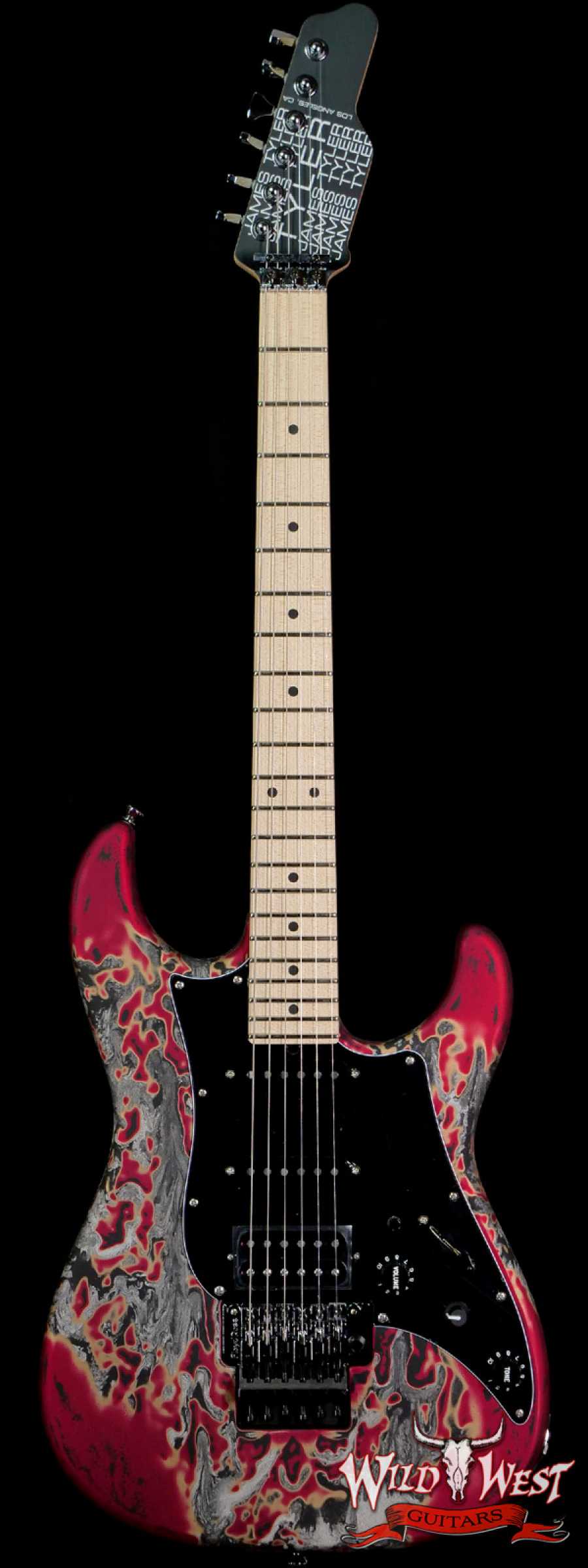 jt-21157-main__wwg_large.jpg James Tyler USA Studio Elite Burning Water 2K Floyd Rose Maple Fingerboard with Midboost Preamp - Image 1