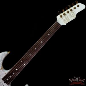 James Tyler USA Studio Elite HD HSS Rosewood Fingerboard Midboost Preamp White Shmear Semi-Gloss Finish - Image 4