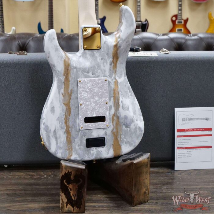 James Tyler USA Studio Elite HD HSS Rosewood Fingerboard Midboost Preamp White Shmear Semi-Gloss Finish - Image 11