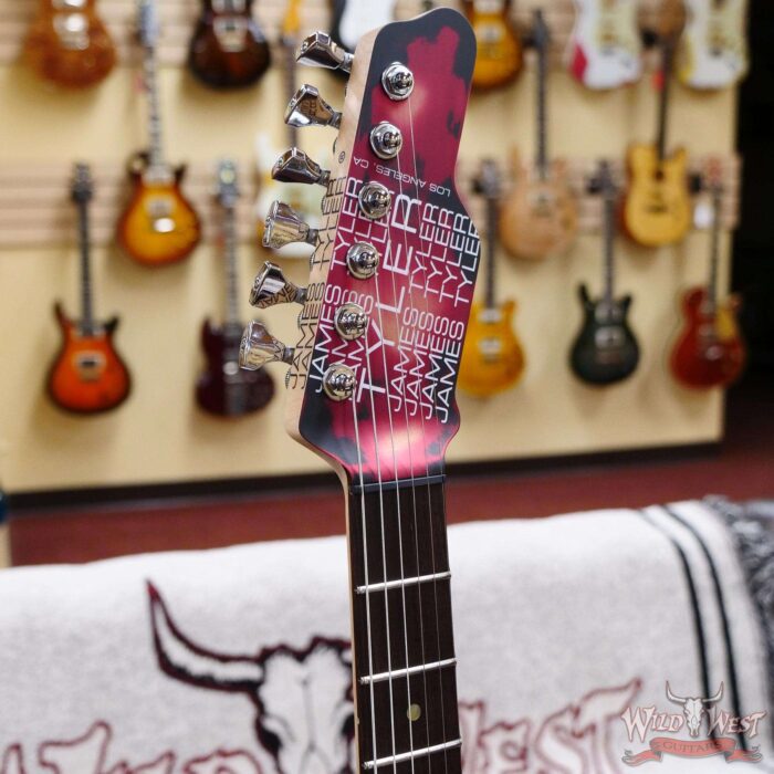 James Tyler USA Studio Elite Burning Water 2K Rosewood Board Matching Headstock Midboost Preamp Humbucker Split - Image 7