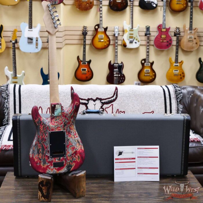 James Tyler USA Studio Elite Burning Water 2K Rosewood Board Matching Headstock Midboost Preamp Humbucker Split - Image 9