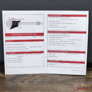 James Tyler USA Studio Elite Burning Water 2K Rosewood Board Matching Headstock Midboost Preamp Humbucker Split - Image 12