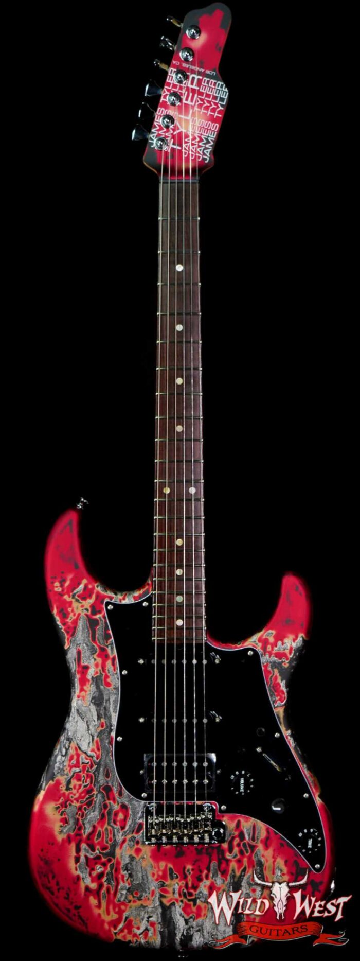 James Tyler USA Studio Elite Burning Water 2K Rosewood Board Matching Headstock Midboost Preamp Humbucker Split - Image 1