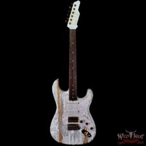 James Tyler USA Studio Elite HD Rosewood Fingerboard Midboost Preamp and Humbucker Split Semi-Gloss White Shmear - Image 3