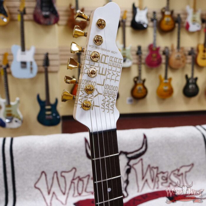 James Tyler USA Studio Elite HD Rosewood Fingerboard Midboost Preamp and Humbucker Split Semi-Gloss White Shmear - Image 7
