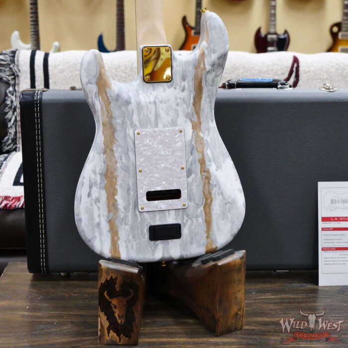 James Tyler USA Studio Elite HD Rosewood Fingerboard Midboost Preamp and Humbucker Split Semi-Gloss White Shmear - Image 11