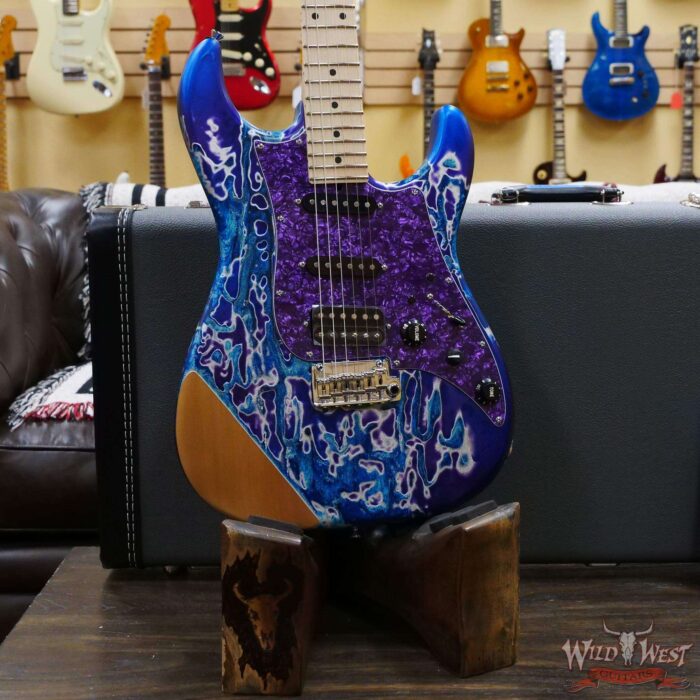 James Tyler USA Studio Elite HD Maple Fingerboard Midboost Preamp Humbucker Split Arm Contour Tuckerberry - Image 8