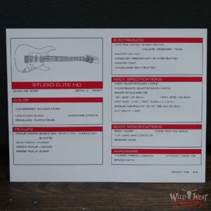 James Tyler USA Studio Elite HD Maple Fingerboard Midboost Preamp Humbucker Split Arm Contour Tuckerberry - Image 12