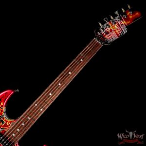 James Tyler USA Studio Elite HD Floyd Rose HSS Rosewood Fingerboard Midboost Preamp Humbucker Split Burning Water - Image 4