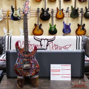 James Tyler USA Studio Elite HD Floyd Rose HSS Rosewood Fingerboard Midboost Preamp Humbucker Split Burning Water - Image 6