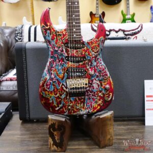 James Tyler USA Studio Elite HD Floyd Rose HSS Rosewood Fingerboard Midboost Preamp Humbucker Split Burning Water - Image 8