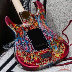 James Tyler USA Studio Elite HD Brazilian Rosewood Fingerboard Midboost Preamp Humbucker Split Burning Water - Image 12
