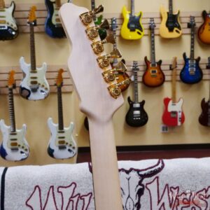 James Tyler USA Mongoose Special Mahogany Body with Maple Top Semi-Hollow Body White Shmear - Image 10