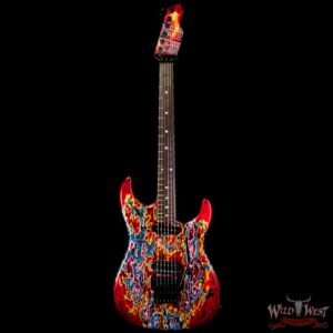 James Tyler USA Studio Elite “1982” Floyd Rose Maple Neck Rosewood Fingerboard Burning Water - Image 3