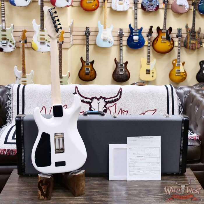James Tyler USA Studio Elite “1982” Floyd Rose Maple Neck Rosewood Fingerboard White Pearl 7.35 LBS - Image 9