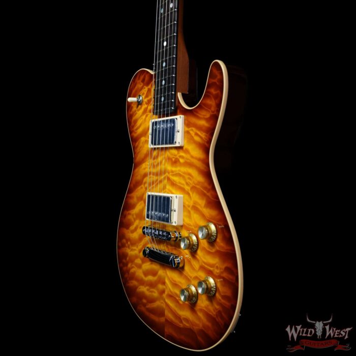 James Tyler USA Mongoose Special Quilted Maple Top Brazilian Rosewood Fingerboard Honey Burst 6.90 LBS (US Only / No International Shipping) - Image 2