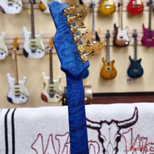 James Tyler USA Studio Elite HD 1-Piece Swamp Ash Body Birdseye Maple Neck Gloss Tinted Trans Royal Blue 6.90 LBS - Image 10